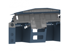 A320 MIP Stand (3 Displays) + NEW VERSION