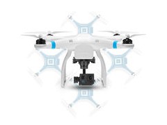 Fashionable design model, drone with 4K camera WiFi transmission for cinematography