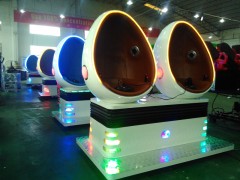 3 seats 9D VR simulator virtual reality exciting video game machine rotating cinema