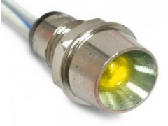 ELECTRONICS INTERNATIONAL AL-1 YELLOW CHROME ANNUNCIATOR LIGHT