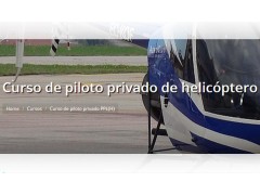 Curso de piloto privado de helicóptero