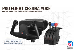 Pro Flight Cessna Yoke and Throttle Quadrant