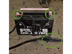 Automotive Battery Terminals Chargers KC-fused-ring Terminal Connector Universal SAE 2-Pin