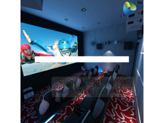 6D 12D Cabin Cinema Motion Flight Simulator Movie Theatre With Different Movie Posters