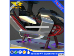 9D VR Racing Car Driving Flight Simulator For Amusement Park