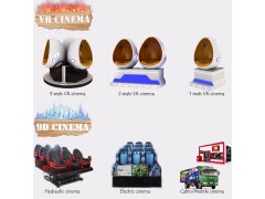 New products 9d egg vr cinema 3 blue chairs 9d cinema