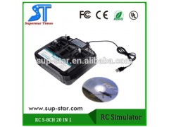 20 In 1 PPM 8CH RC Helicopter Airplane Flight Simulator for RC Beginner Mode 2