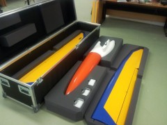 Optional Aluminium transit case