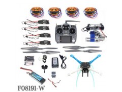 DIY Full Kit Unassembly 2.4G 10ch 500mm S500-PCB APM2.8 M8N GPS 2-Axle Gimbal RC Quadcopter Drone