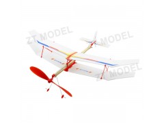 Sky Boy Rubber Powered BiPlane Model
