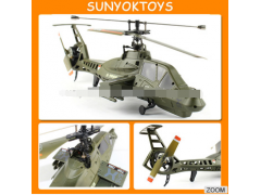 New Design! Simulation Comanche Single Blade Middel RC Helicopter 4CH with Gyro