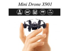 X901mini rc drone with LED light helicopter with 3d flip rolling