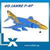Aeromodelism airplane radio control phantom f-4