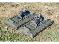 Matramine stretcher and mine safety shoes