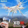 Syma X8W With Wifi FPV HD Camera 2.4G 4CH 6Axis Headless Mode RC Quadcopter Black