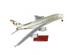 Skymarks Etihad Airways Airbus A380 Plastic Model - Scale 1:100