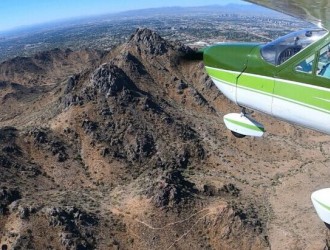 Picture of the Day: Flying over Squaw Peak